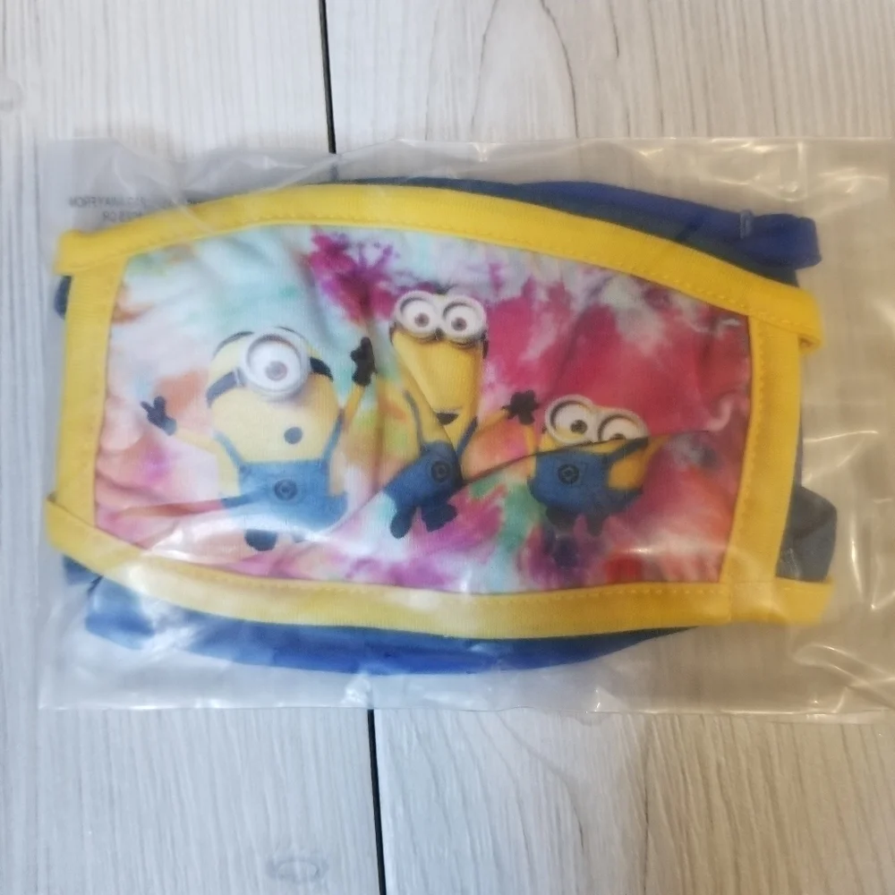 Kids Minions Face Mask (3 pack) NWT